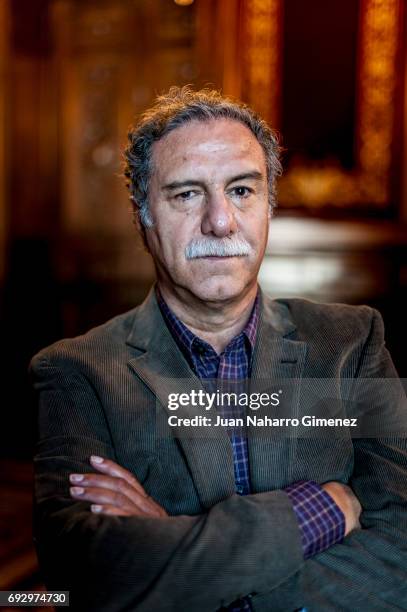 Director Victor Gaviria poses during a portrait session at Casa de America on June 6, 2017 in Madrid, Spain.