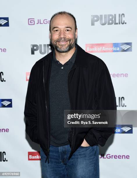 Danny Burstein attends the 2017 Public Theater Gala "Hair To Hamilton" at Delacorte Theater on June 5, 2017 in New York City.