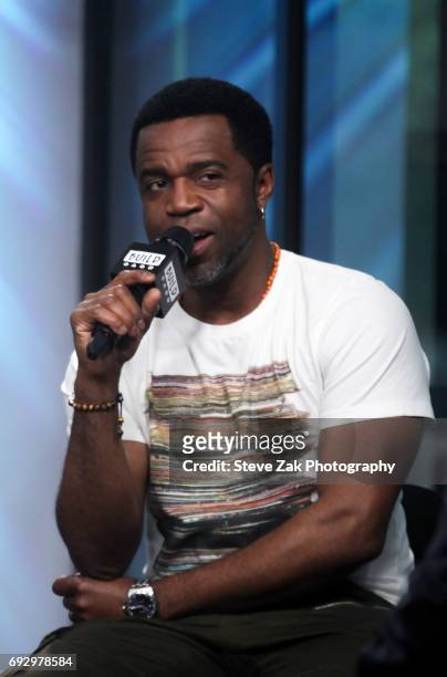 Actor Kevin Hanchard attends Build Series to discuss "Orphan Black" at Build Studio on June 6, 2017 in New York City.