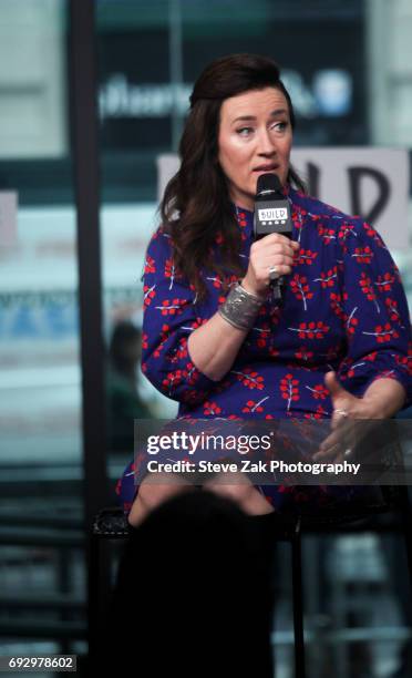 Actress Maria Doyle Kennedy attends Build Series to discuss "Orphan Black" at Build Studio on June 6, 2017 in New York City.