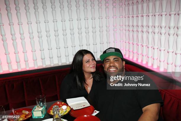 Karen Gravano and DJ Big Ben attend James Cruz's Birthday Celebration at Megu New York on June 5, 2017 in New York City.