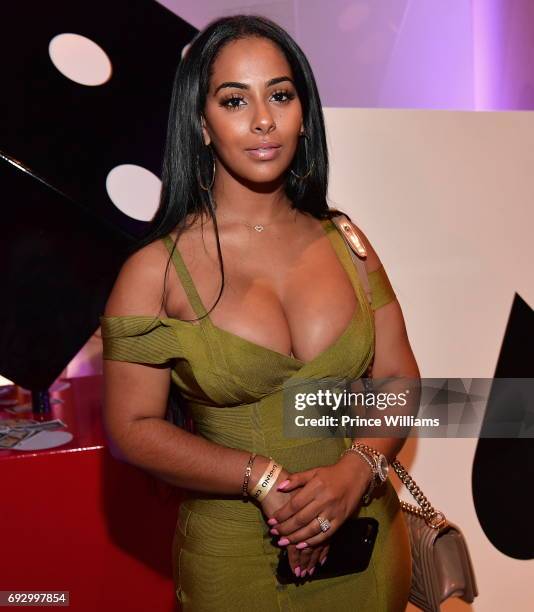 Ayisha Diaz attends Pierre 'Pee' Thomas Birthday Celebration at Gold Room QC Grand Casino on June 6, 2017 in Atlanta, Georgia.