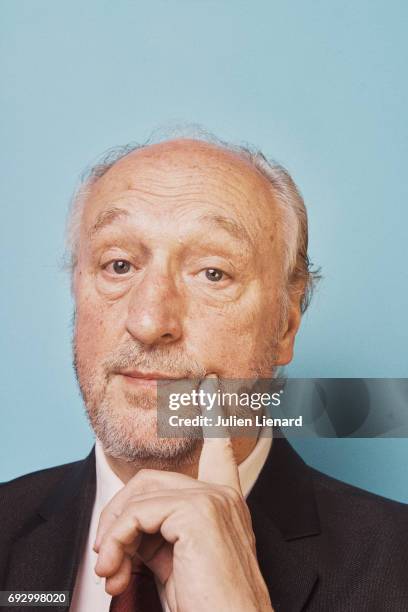 Actor Bernard Farcy is photographed for Self Assignment on February 2, 2017 in Paris, France.