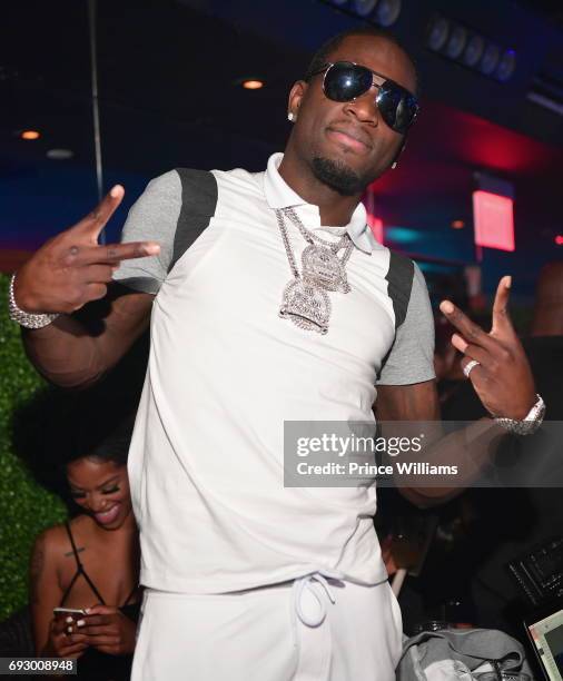 Rapper Ralo attends Pierre 'Pee' Thomas Birthday Celebration at Gold Room QC Grand Casino on June 6, 2017 in Atlanta, Georgia.