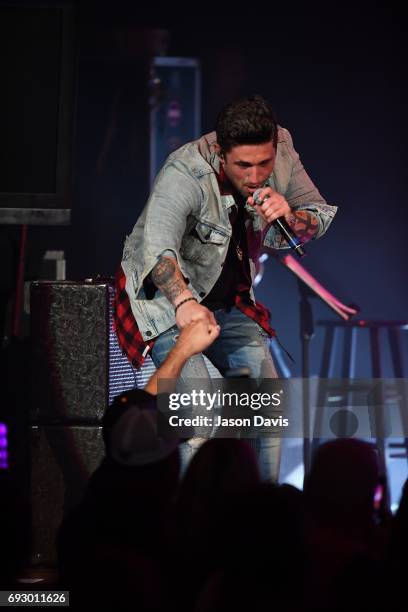 Recording Artist Michael Ray performs onstage during 8th Annual Darius and Friends concert at Ryman Auditorium on June 5, 2017 in Nashville,...