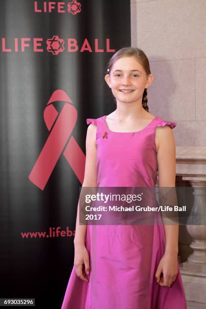 Alma Deutscher attends the Life + Celebration Concert at Burgtheater on June 6, 2017 in Vienna, Austria. The concert marks the opening of the Life...