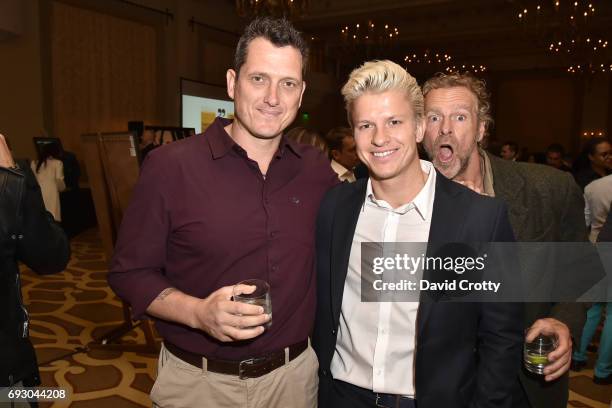 Damien Mander and Joonas Kent attend the Elephant Action League Los Angeles Benefit Auction at The Montage on June 1, 2017 in Beverly Hills,...