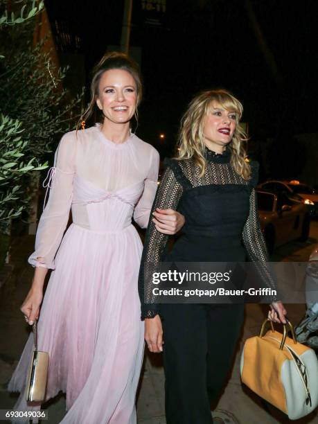 Madchen Amick and Rachel Boston are seen on June 05, 2017 in Los Angeles, California.