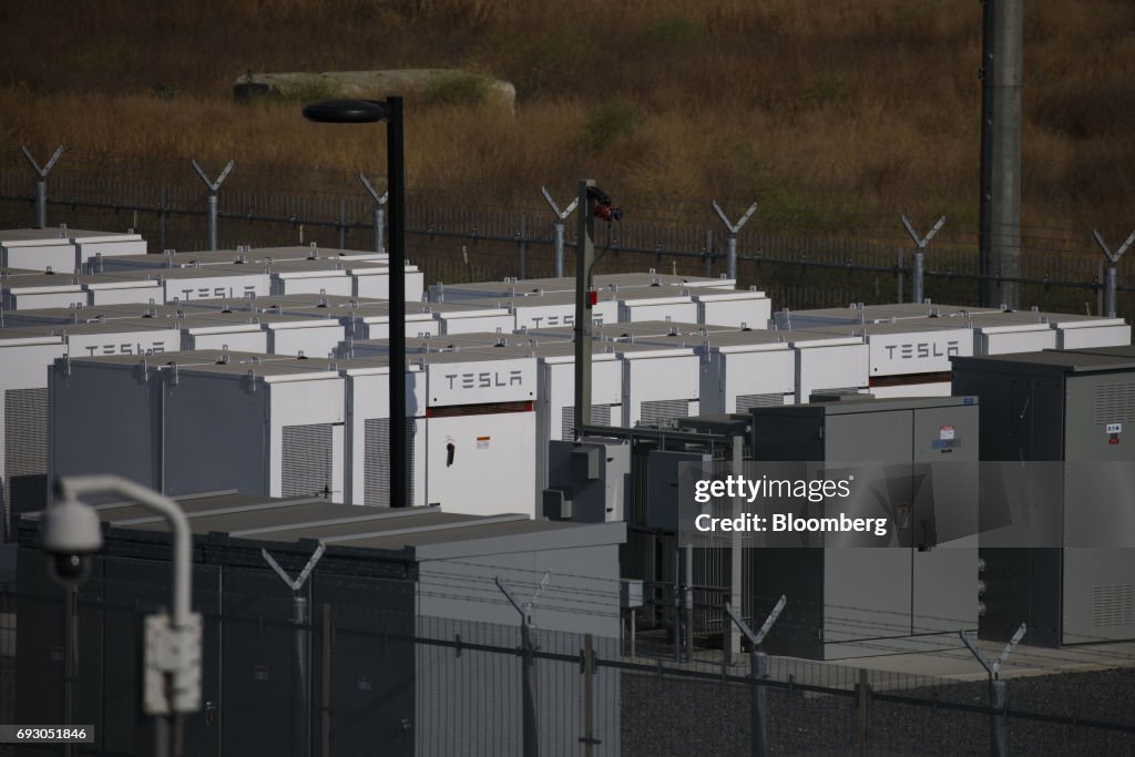 Tesla Inc. Powerpack Units At The Southern California Edison Mira Loma Substation