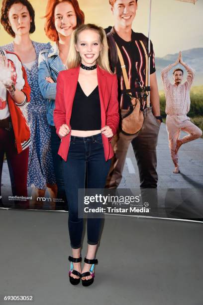 Lina Larissa Strahl attends the Bibi and Tina Photo Call and Award Reception at Atelier on June 6, 2017 in Berlin, Germany.