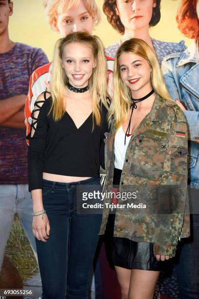 Lina Larissa Strahl, and Lisa-Marie Koroll attend the Bibi and Tina Photo Call and Award Reception at Atelier on June 6, 2017 in Berlin, Germany.