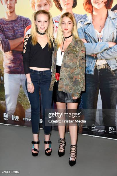 Lina Larissa Strahl, and Lisa-Marie Koroll attend the Bibi and Tina Photo Call and Award Reception at Atelier on June 6, 2017 in Berlin, Germany.