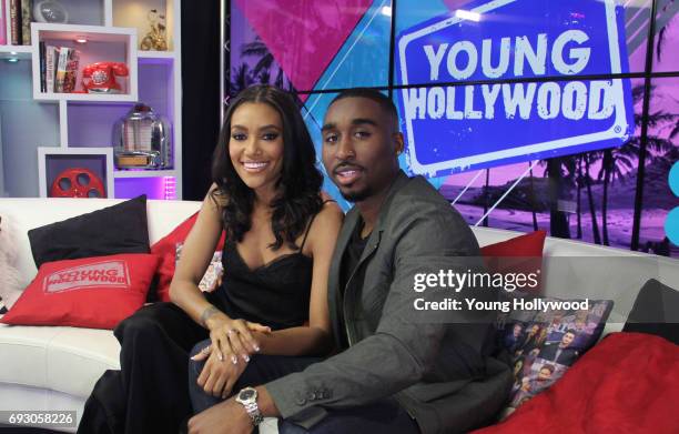 June 5: Annie Ilonzeh and Demetrius Shipp Jr. At the Young Hollywood Studio on June 5, 2017 in Los Angeles, California.