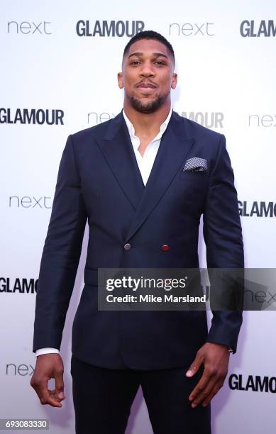 Anthony Joshua attends the Glamour Women of The Year awards 2017 at Berkeley Square Gardens on June 6, 2017 in London, England.