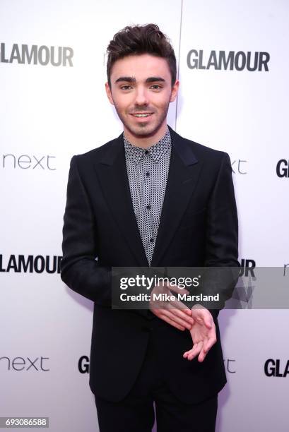 Nathan Sykes attends the Glamour Women of The Year awards 2017 at Berkeley Square Gardens on June 6, 2017 in London, England.