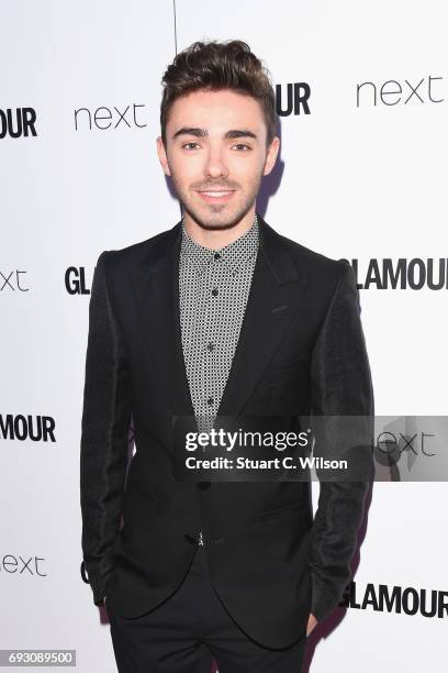 Nathan Sykes attends the Glamour Women of The Year awards 2017 at Berkeley Square Gardens on June 6, 2017 in London, England.