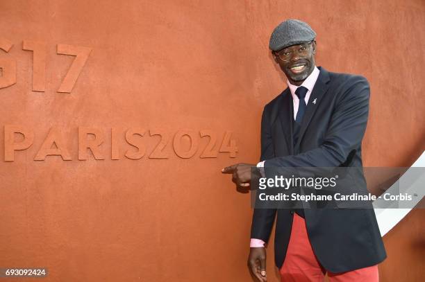Journalist Sylvere Henry Cisse attends the 2017 French Tennis Open - Day Ten at Roland Garros on June 6, 2017 in Paris, France.