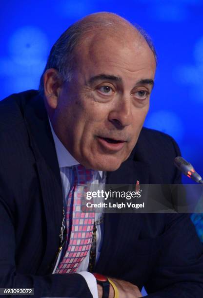 Chairman of the Coca-Cola Company, Leadership Council Member, Concordia Muhtar Kent participates in a roundtable discussion during the Concordia...