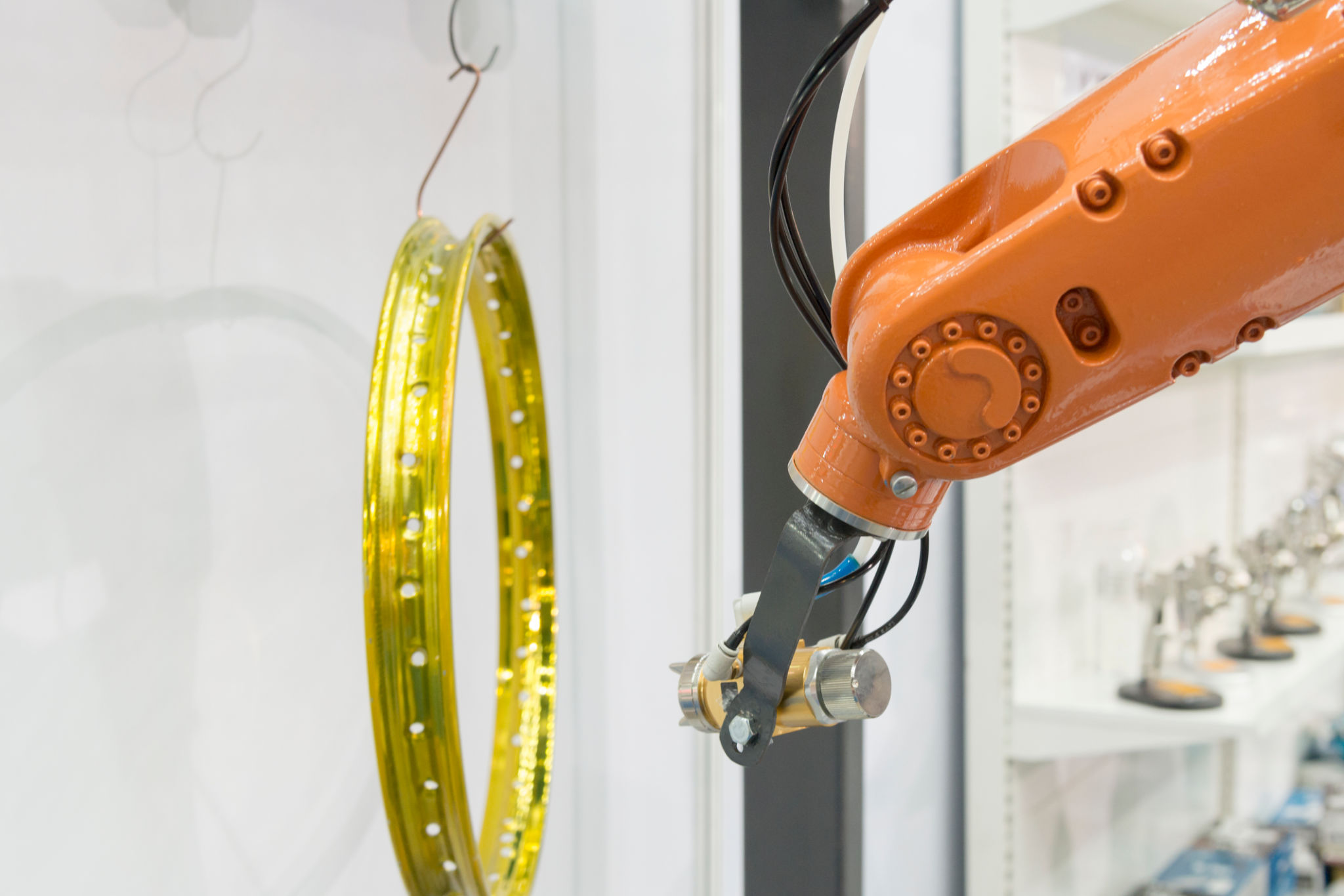 robotic arm electroplating