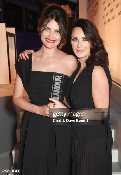 Samantha Chapman and Nicola Chapman of Pixiwoo, winners of the Youtubers award, attends the Glamour Women of The Year Awards 2017 in Berkeley Square...