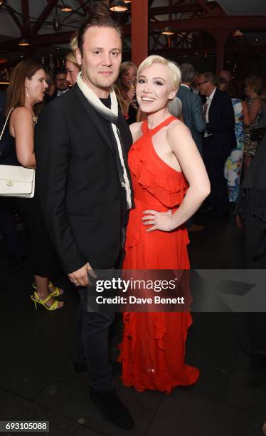 Nicholas Kirkwood and Daisy Lewis attend The Blossom City Gala Dinner at Bluebird Chelsea at Bluebird on June 6, 2017 in London, England.