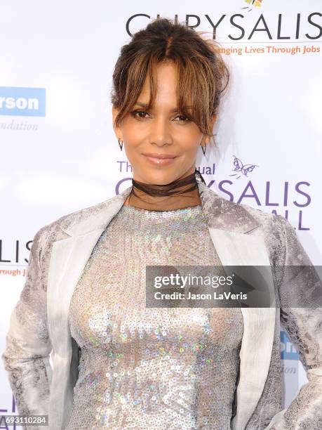 Actress Halle Berry attends the 16th annual Chrysalis Butterfly Ball on June 3, 2017 in Brentwood, California.