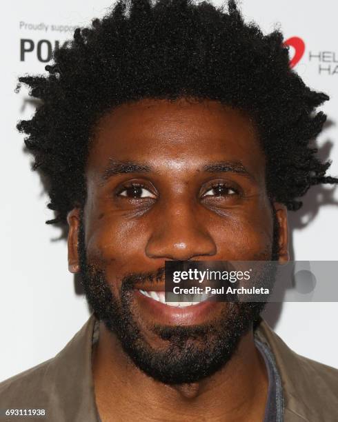 Actor Nyambi Nyambi attends the 4th annual 'Ante Up For A Cancer Free Generation Poker Tournament And Casino Night' at Sofitel Los Angeles At Beverly...