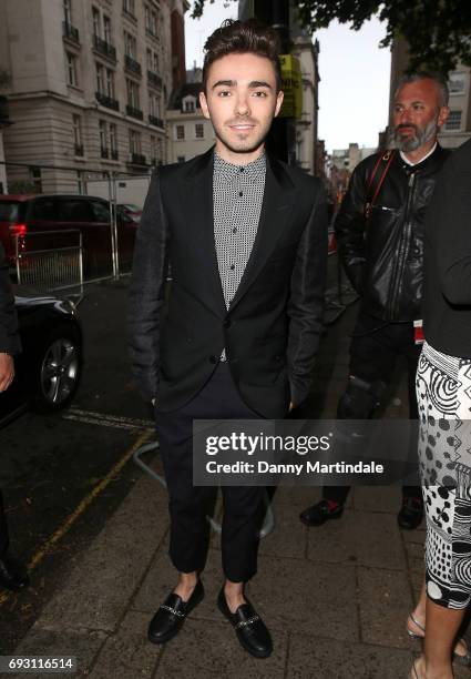 Nathan Sykes attends the Glamour Women of The Year awards 2017 at Berkeley Square Gardens on June 6, 2017 in London, England.