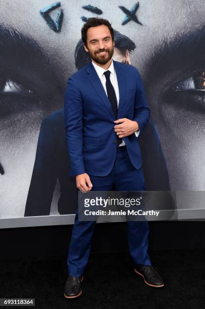 Jake Johnson attends the "The Mummy" New York Fan Event at AMC Loews Lincoln Square on June 6, 2017 in New York City.
