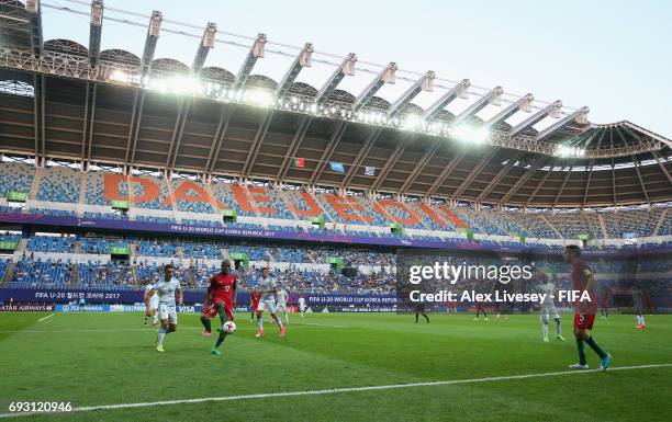 General view of Daejeon World Cup Stadium is seen during the FIFA U-20 World Cup Korea Republic 2017 Quarter Final match between Portugal and Uruguay...