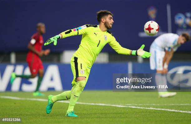 Substitution for Portugal is made during the FIFA U-20 World Cup Korea Republic 2017 Quarter Final match between Portugal and Uruguay at Daejeon...