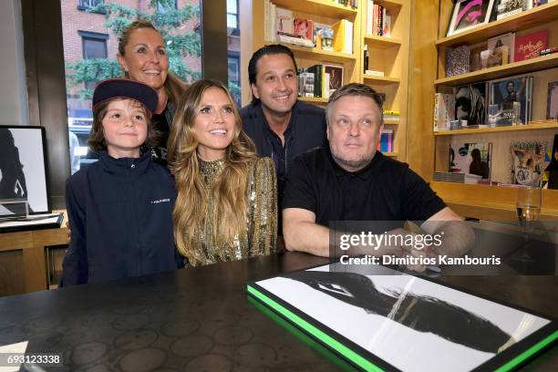 Heidi Klum, Rankin and guests celebrate Heidi Klum By Rankin at Bookmarc on June 6, 2017 in New York City.