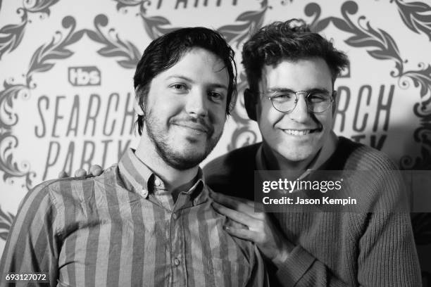 Entertainment Writer at GQ Magazine Tom Philip and actor John Reynolds attends the "Search Party" FYC event at The McKittrick Hotel on June 6, 2017...