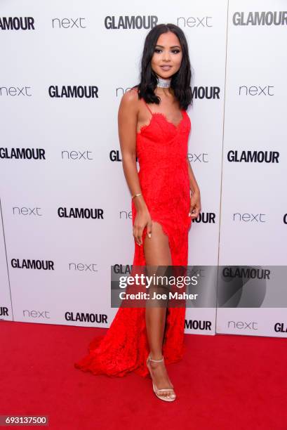 Diana Saldana attends the Glamour Women of The Year awards 2017 at Berkeley Square Gardens on June 6, 2017 in London, England.