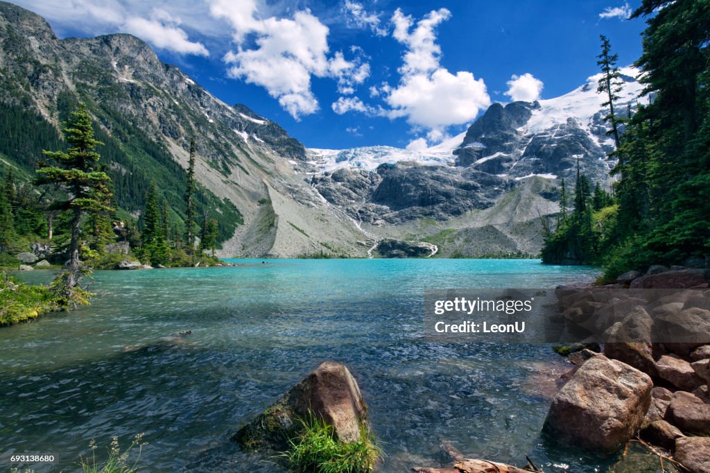 Joffre Seen im Sommer, BC, Kanada
