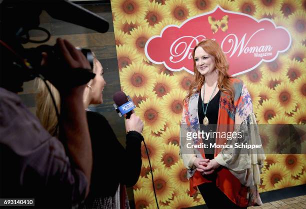 Ree Drummond is interviewed during The Pioneer Woman Magazine Celebration with Ree Drummond at The Mason Jar on June 6, 2017 in New York City.