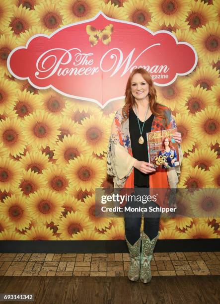 Ree Drummond poses with The Pioneer Woman Magazine during The Pioneer Woman Magazine Celebration with Ree Drummond at The Mason Jar on June 6, 2017...