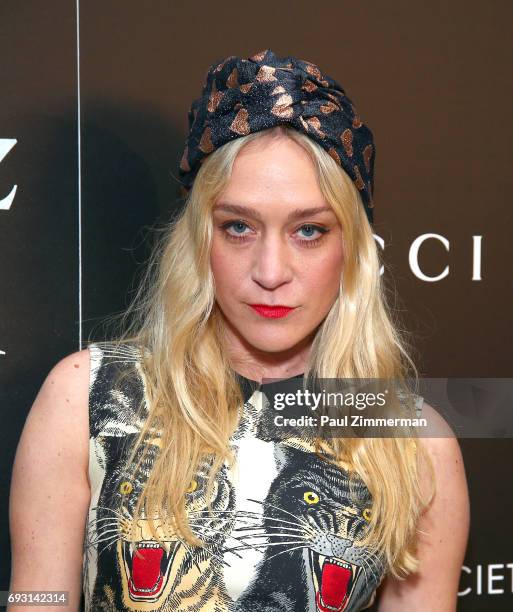 Chloe Sevigny attends the Gucci & The Cinema Society Host A Screening Of Roadside Attractions' "Beatriz At Dinner" at the Metrograph on June 6, 2017...