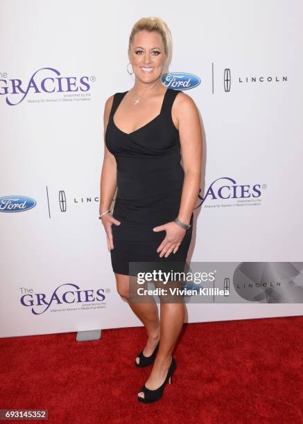 Actor Heidi Hamilton attends the 42nd Annual Gracie Awards Gala, hosted by The Alliance for Women in Media at the Beverly Wilshire Hotel on June 6,...