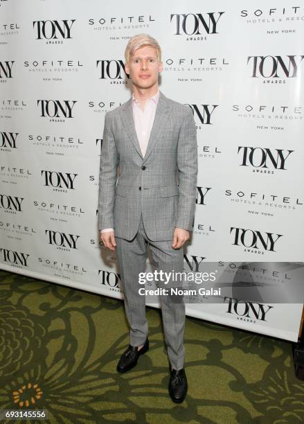 Lucas Steele attends the 2017 Tony Honors cocktail party at Sofitel Hotel on June 5, 2017 in New York City.