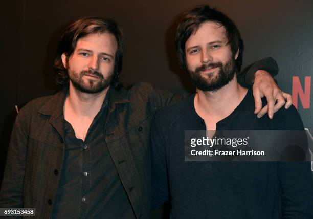 Producer/writers Ross Duffer and Matt Duffer attend Netflix's "Stranger Things" For Your Consideration event at Netflix FYSee Space on June 6, 2017...