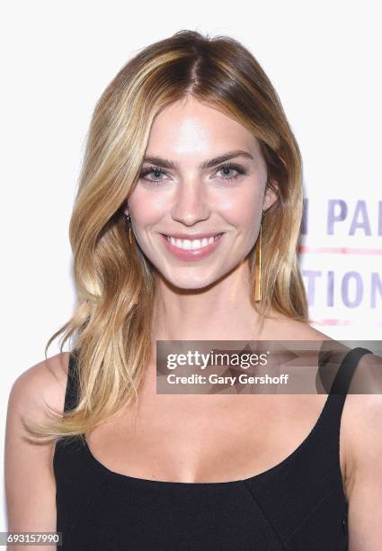 Model Emily Senko attends the 2017 Gordon Parks Foundation Awards gala at Cipriani 42nd Street on June 6, 2017 in New York City.