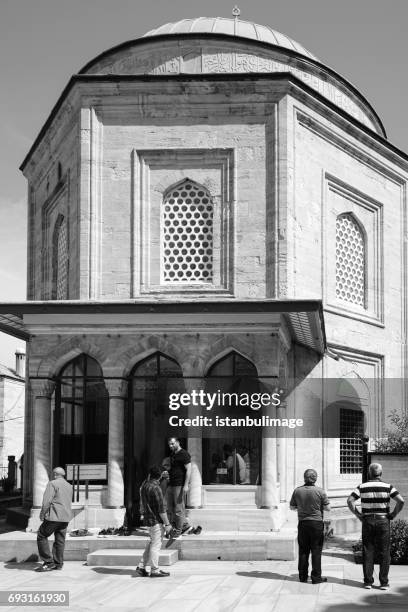 the mausoleum of hurrem sultan in suleymaniye cami - hurrem sultan stock pictures, royalty-free photos & images