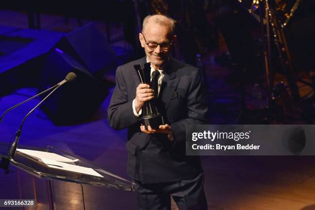 Joel Grey onstage at Lincoln Center Hall Of Fame Gala at the Alice Tully Hall on June 6, 2017 in New York City.