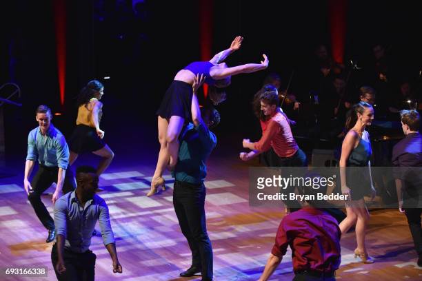 Dancers perform onstage at the Lincoln Center Hall Of Fame Gala at the Alice Tully Hall on June 6, 2017 in New York City.