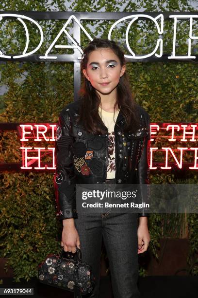 Actress Rowan Blanchard attends the Coach and Friends of the High Line Summer Party at High Line on June 6, 2017 in New York City.