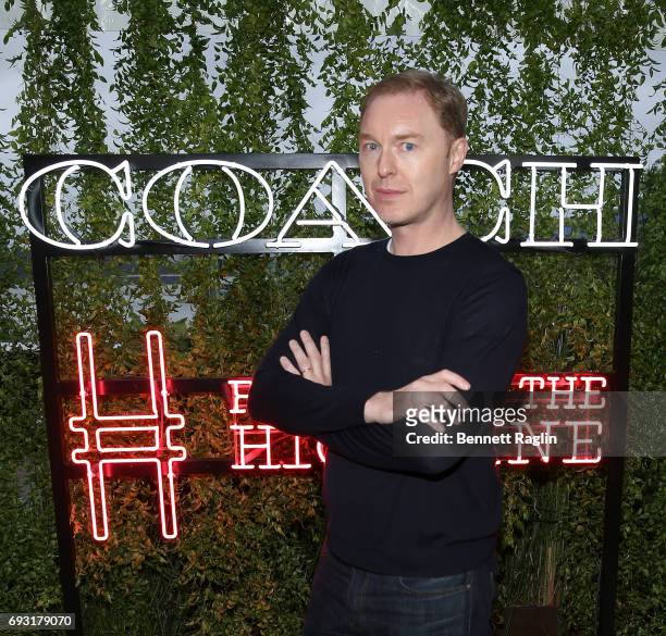 Creative director of Coach Stuart Vevers attends the Coach and Friends of the High Line Summer Party at High Line on June 6, 2017 in New York City.