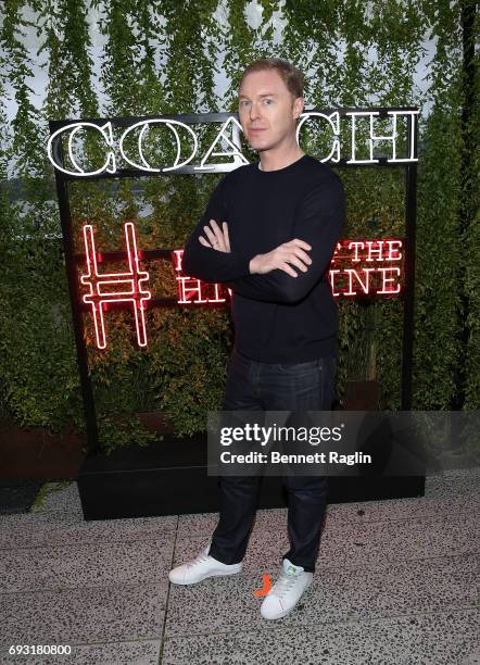 Creative director of Coach Stuart Vevers attends the Coach and Friends of the High Line Summer Party at High Line on June 6, 2017 in New York City.