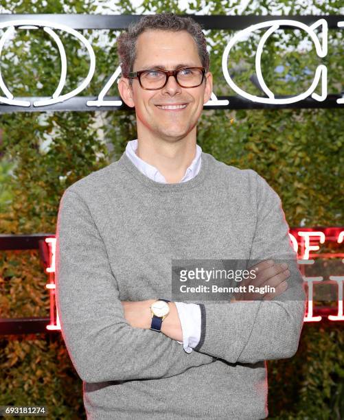 Robert Hammond, Co-Founder and Executive Director of High Line attends the Coach and Friends of the High Line Summer Party at High Line on June 6,...