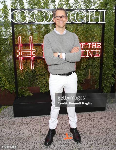 Robert Hammond, Co-Founder and Executive Director of High Line attends the Coach and Friends of the High Line Summer Party at High Line on June 6,...